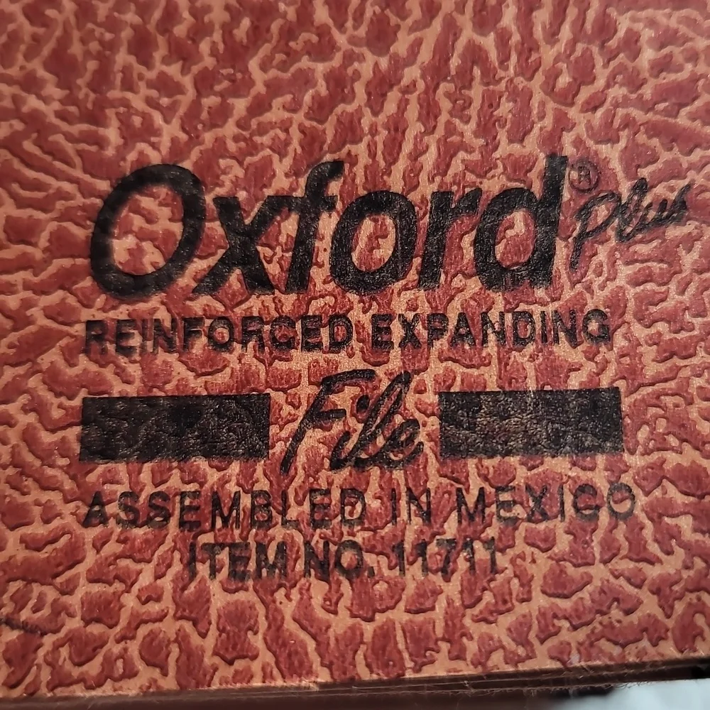 Oxford plus reinforced expanding file